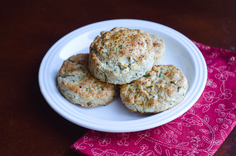 Feta, Chive & Greek Yogurt Biscuits | Gluten Free // So...Let's Hang Out