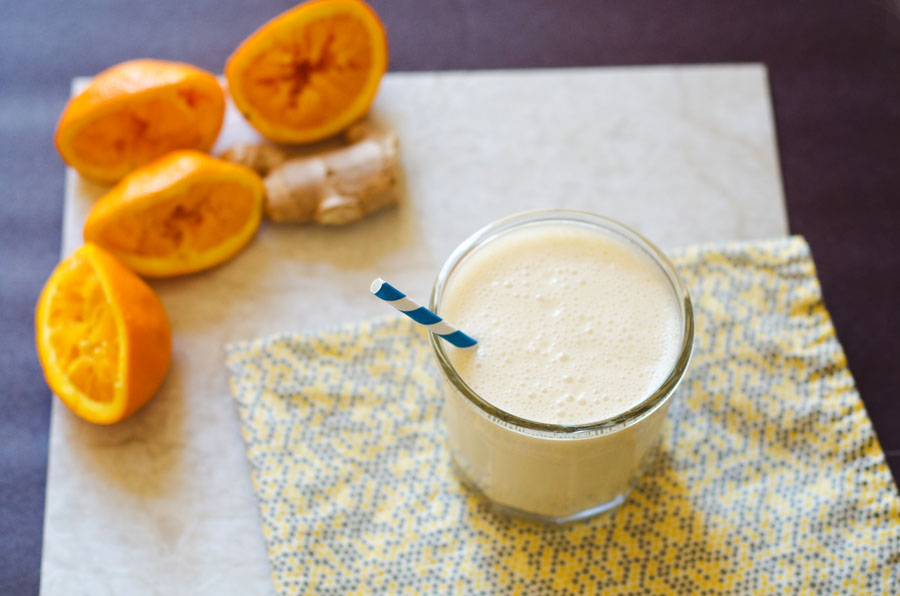 Orange & Ginger Creamsicle Smoothie | So... Let's Hang Out