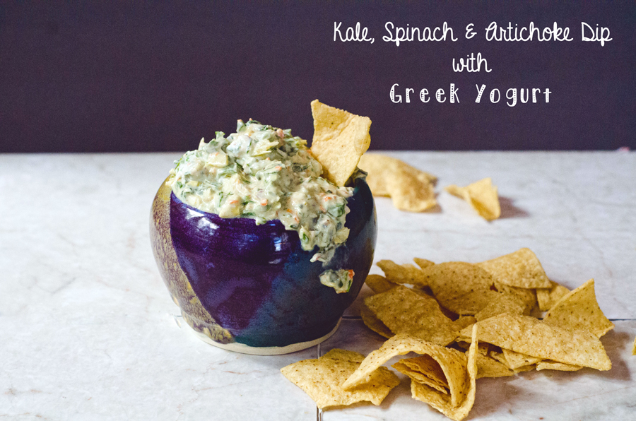 Kale, Spinach & Artichoke Dip With Greek Yogurt | So... Let's Hang Out