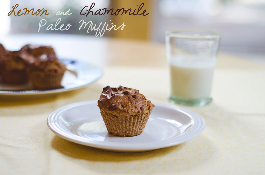 Lemon & Chamomile Paleo Muffins