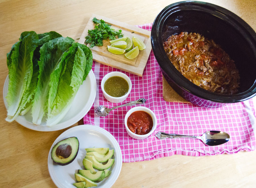 Crock-Pot Carne Asada Lettuce Wraps | So...Let's Hang Out