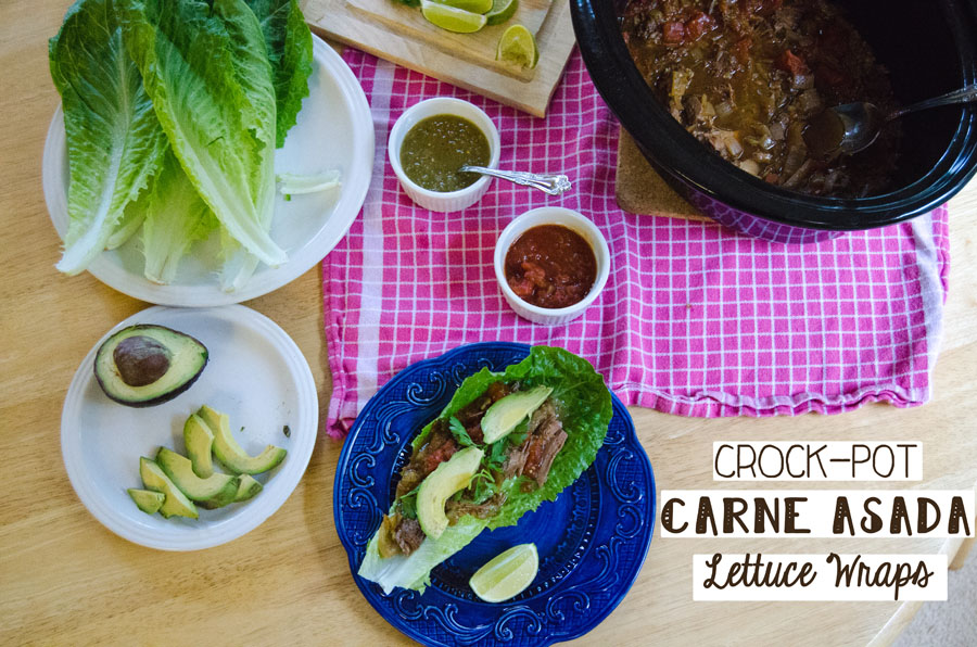 Crock-Pot Carne Asada Lettuce Wraps | So...Let's Hang Out