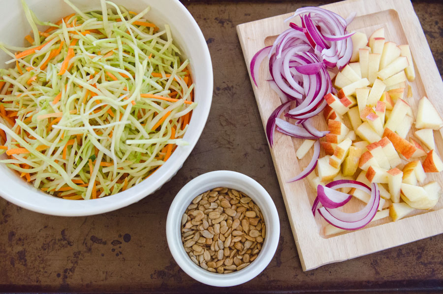 Broccoli & Apple Quick Slaw | So...Let's Hang Out