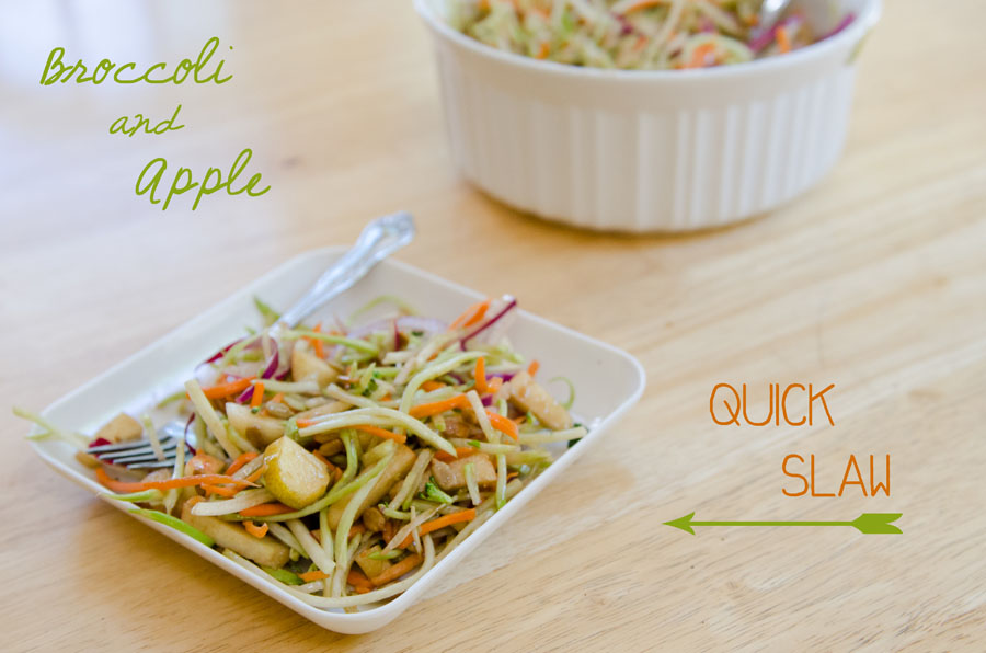 Broccoli & Apple Quick Slaw | So...Let's Hang Out