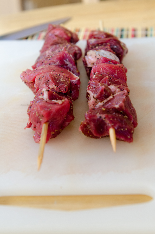 Easy Beef Kebabs With Tangy Rosemary Chimichurri | So...Let's Hang Out