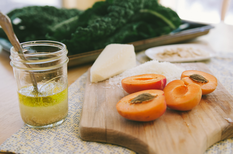 Kale Salad With Apricots & Pecorino | So...Let's Hang Out