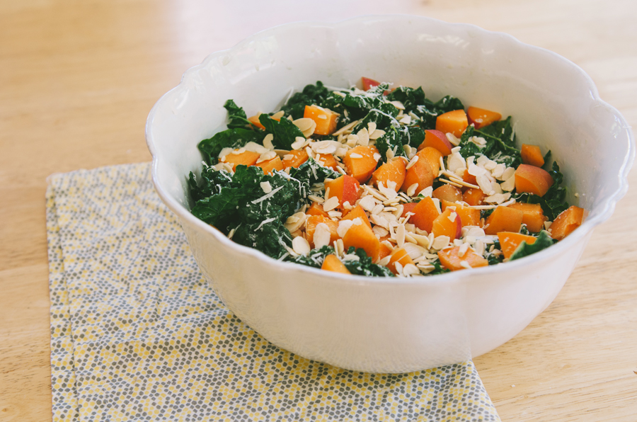 Kale Salad With Apricots & Pecorino | So...Let's Hang Out