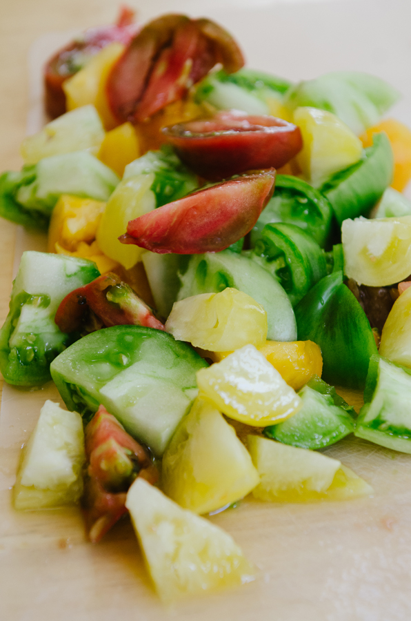 Simple Heirloom Tomato & Burrata Salad | So...Let's Hang Out