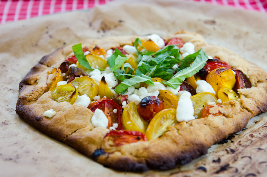 Tomato & Goat Cheese Galette | Gluten Free // So...Let's Hang Out