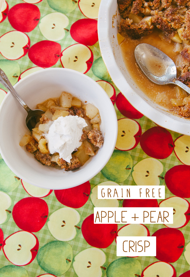 Grain-Free Apple & Pear Crisp | So...Let's Hang Out