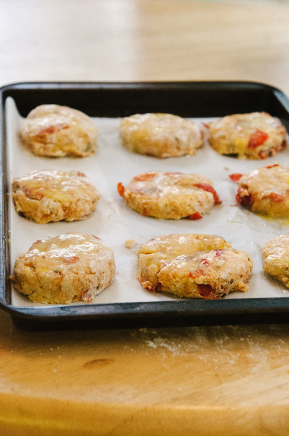 Tomato & Blue Cheese Birthday Biscuits {Gluten-Free} // So...Let's Hang Out
