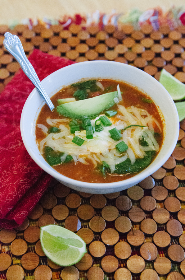 Fiesta Chicken Soup {Gluten-Free & Paleo Option} // So...Let's Hang Out