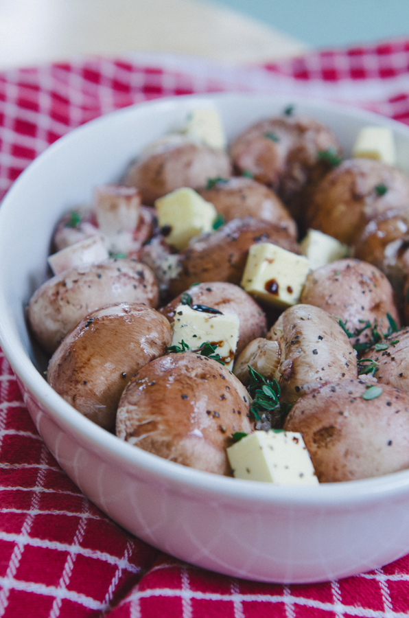 Butter & Wine Roasted Mushrooms // So...Let's Hang Out