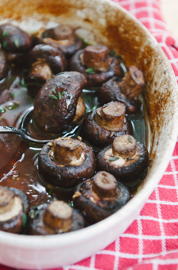 Butter & Wine Roasted Mushrooms // So...Let's Hang Out