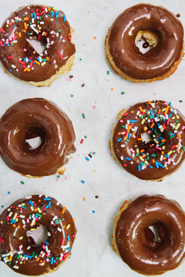 Joy's Baked Brown Butter Donuts With Chocolate Glaze {Gluten-Free} //So...Let's Hang Out
