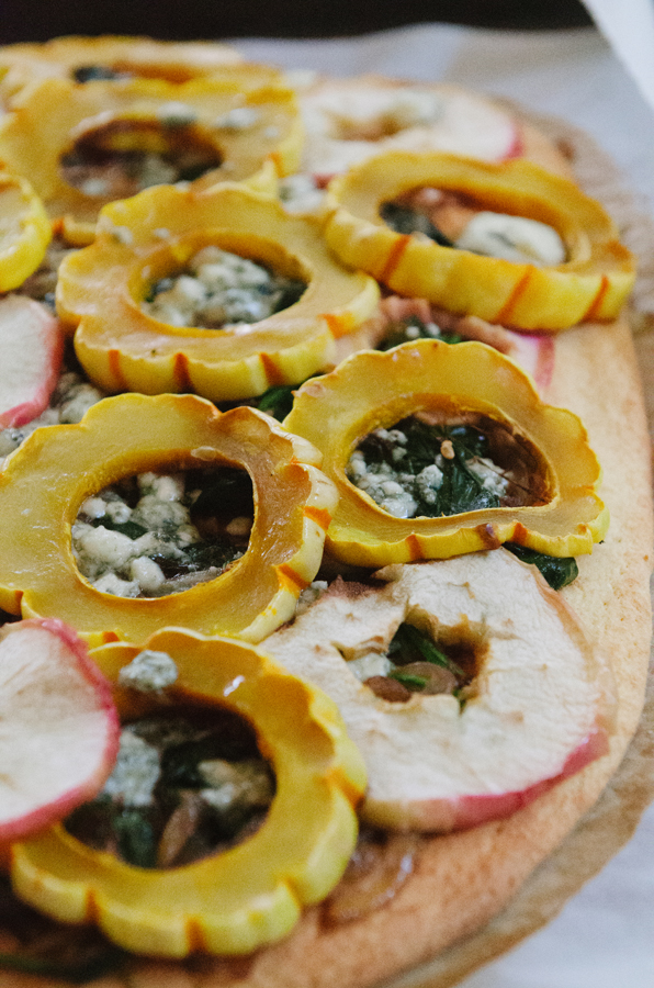 Apple, Delicata & Blue Cheese Flatbread // So...Let's Hang Out