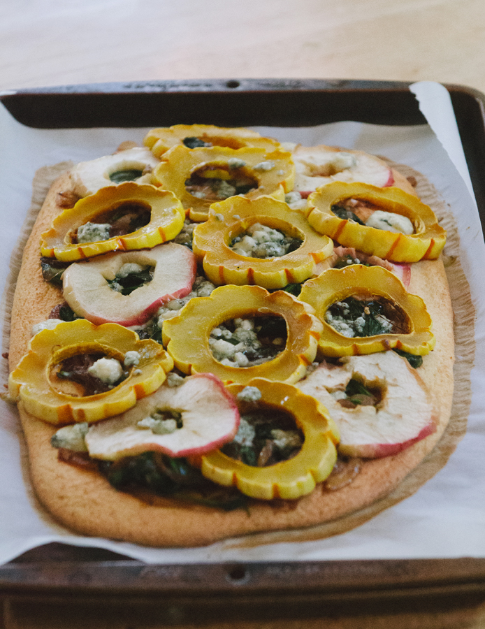 Apple, Delicata & Blue Cheese Flatbread // So...Let's Hang Out