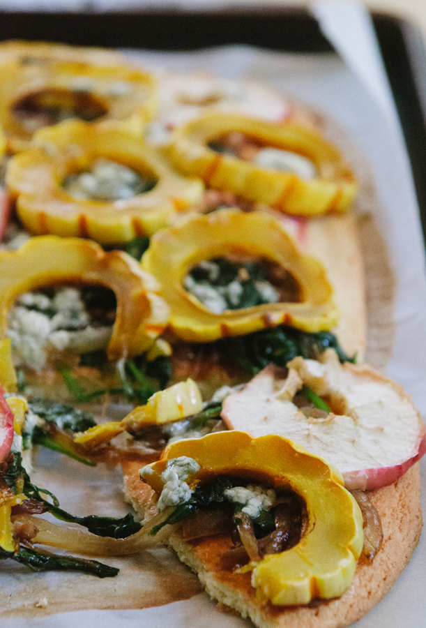 Apple, Delicata & Blue Cheese Flatbread // So...Let's Hang Out