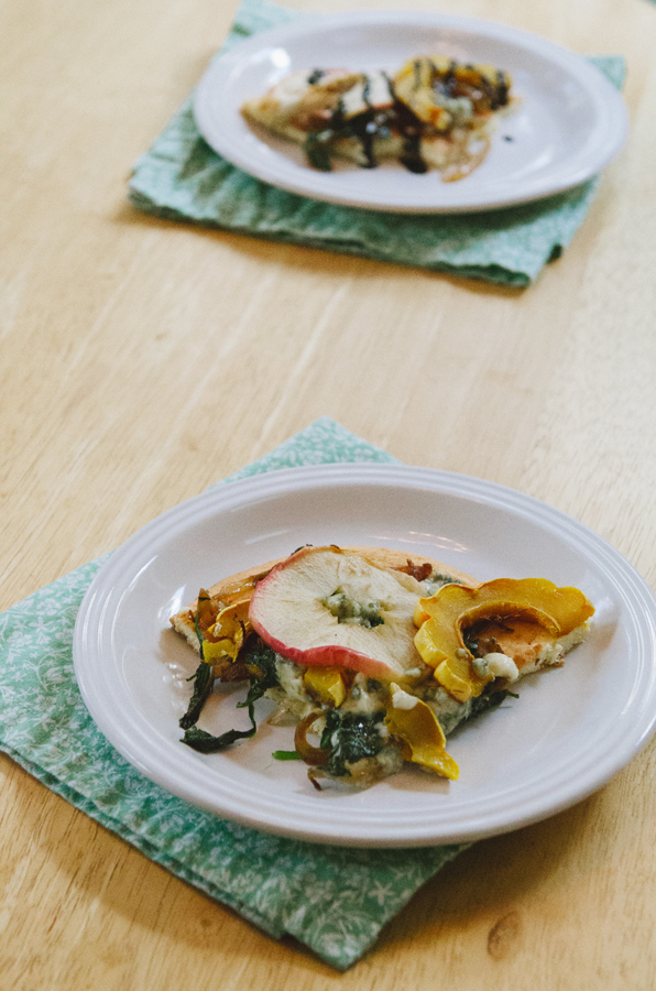 Apple, Delicata & Blue Cheese Flatbread // So...Let's Hang Out