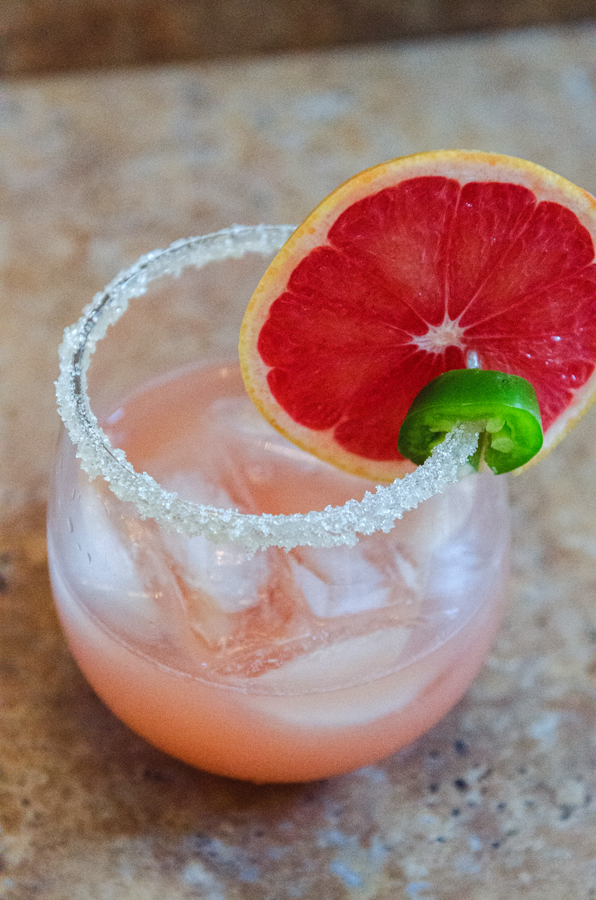 Jalapeño & Grapefruit Margaritas \\ soletshangout.com 