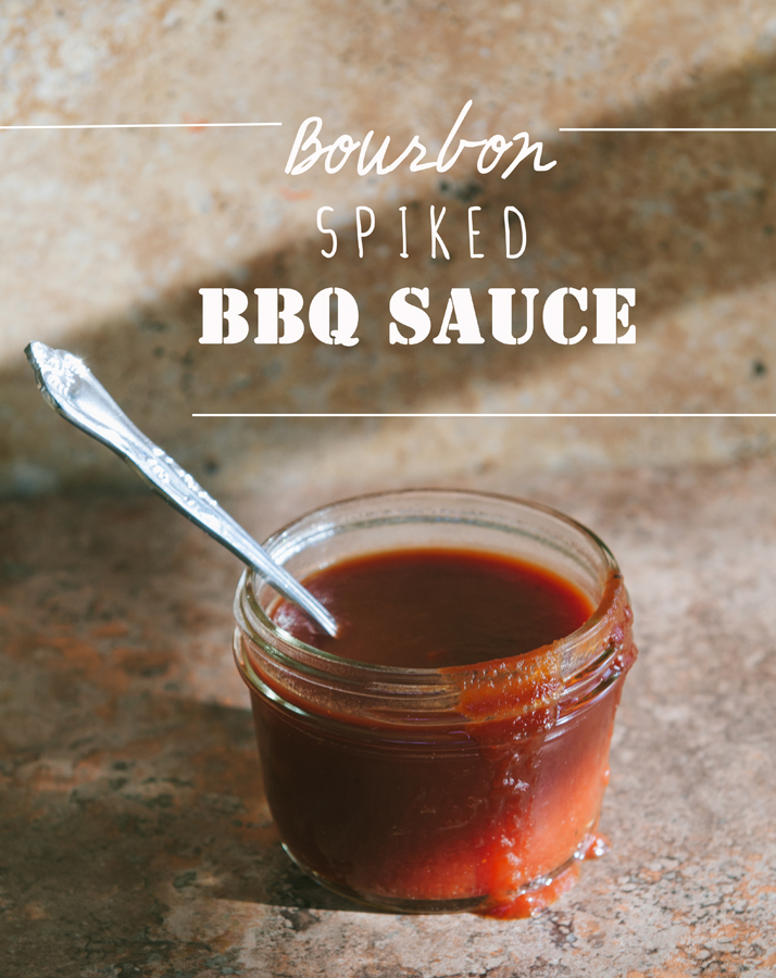 Bourbon Spiked BBQ Sauce | soletshangout.com 
