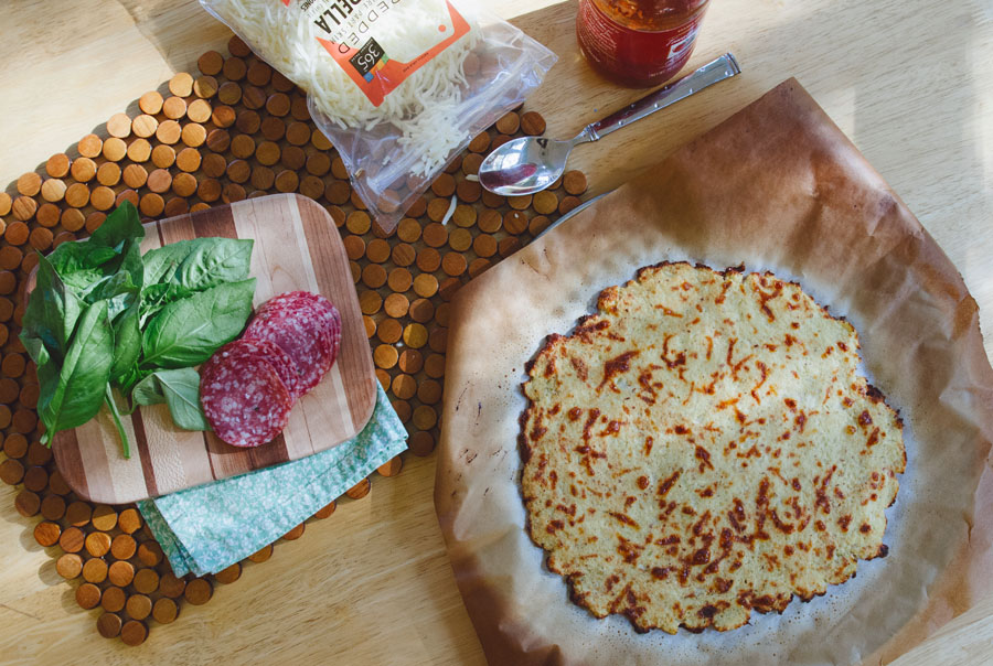 How To Make An AWESOME Cauliflower Pizza Crust! | soletshangout.com