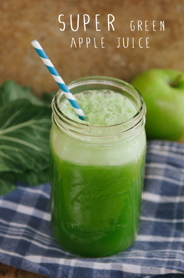 SUPER Green Apple Juice // soletshangout.com