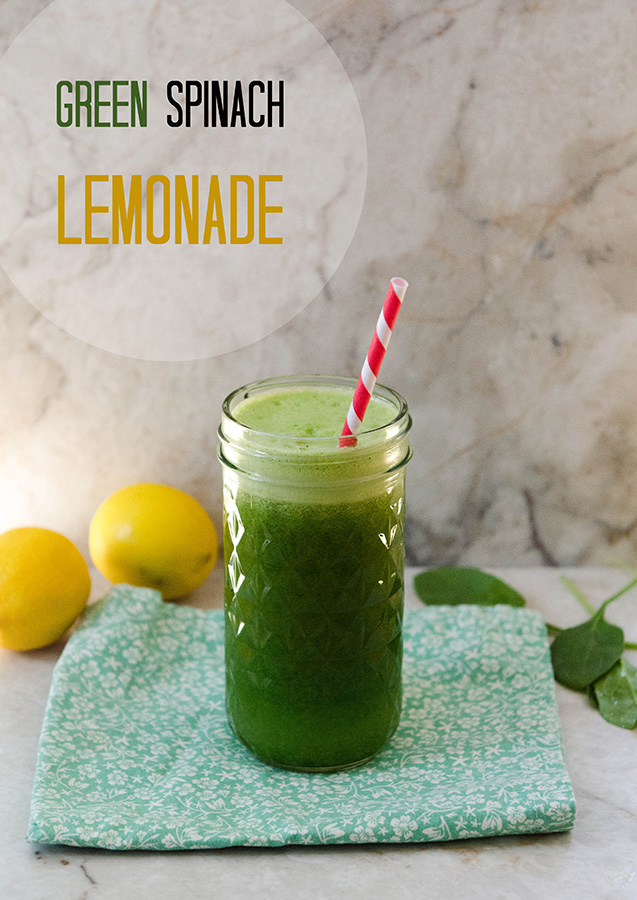 Green Spinach Lemonade // soletshangout.com