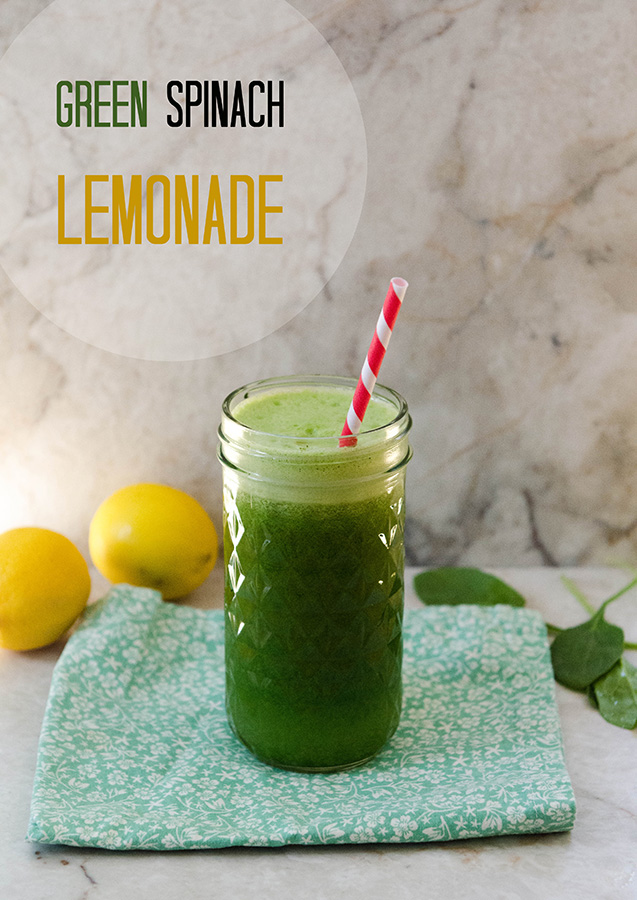 green spinach lemonade