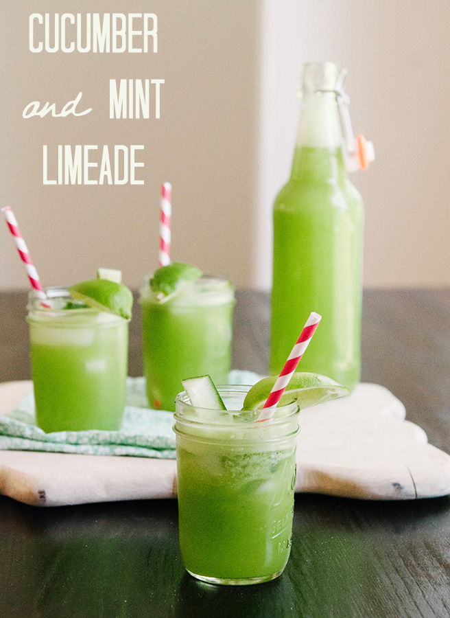 Cucumber + Mint Limeade | soletshangout.com 