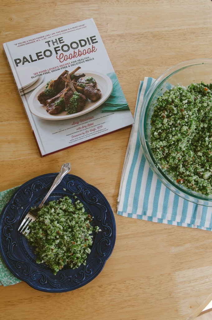 Cauliflower Tabbouleh + The Paleo Foodie Cookbook GIVEAWAY! 