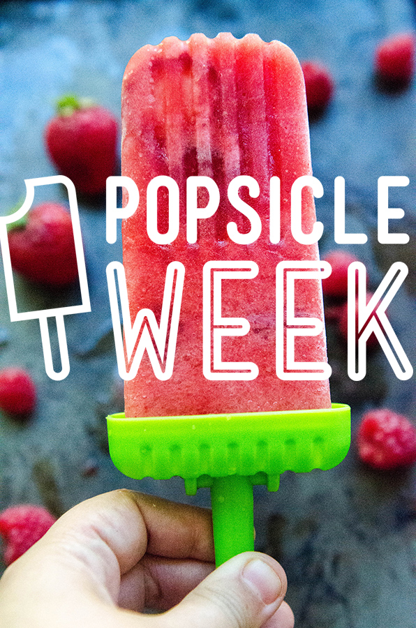 Ginger Berry Lime Pops ! #popsicle #popsicleweek | soletshangout.com