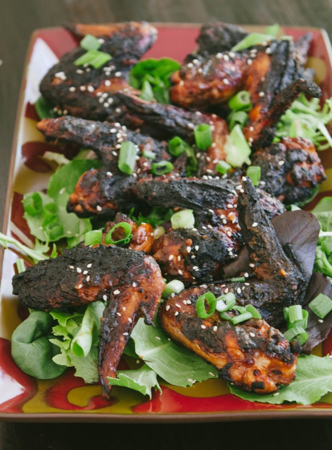 Sticky BBQ Korean Chicken Wings | Soletshangout.com