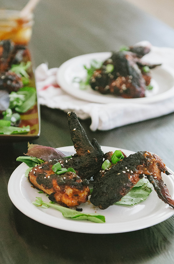 Sticky BBQ Korean Chicken Wings | Soletshangout.com