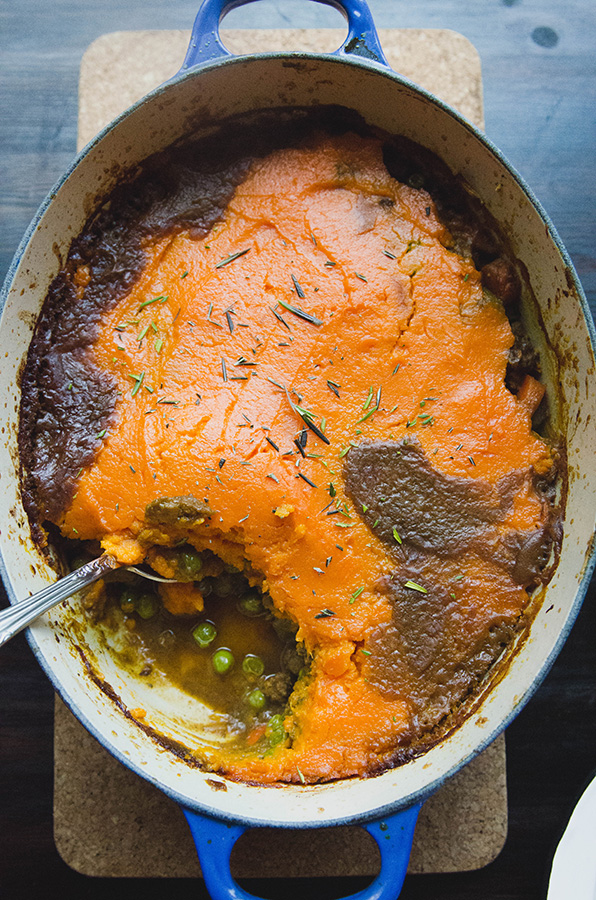 So Let S Hang Out Curried Shepherd S Pie With Sweet Potato Mash