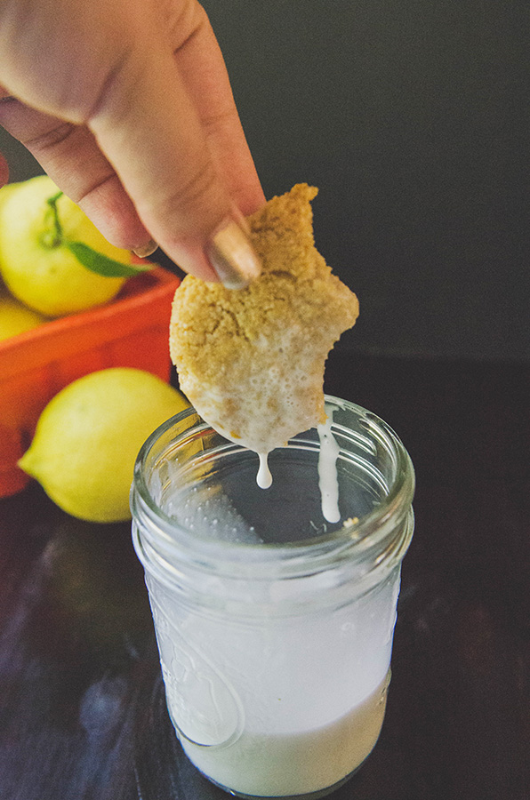 Grain-Free Lemon Vanilla Cookies by @SoLetsHangOut // #cookies #grainfree #paleo #lemon #vanilla #primal #glutenfree #summer 