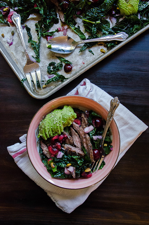 Beef Filets with Ancient Grain & Kale Salad