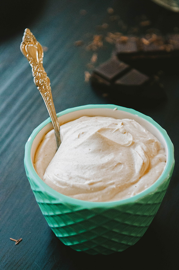 Elevate your favorite snack into a fall dessert with these Baked Apples + Whipped Peanut Butter Cream by @SoLetsHangOut. #glutenfree #grainfree #dairyfree #bakedapples #peanutbutter #fall #dessert 