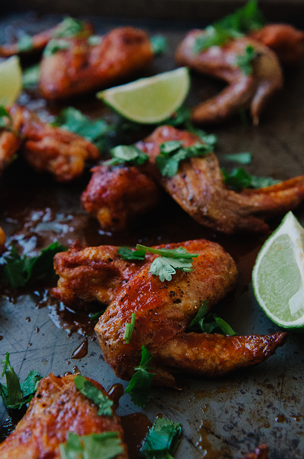 Crispy Red Curry and Lime Chicken Wings by @SoLetsHangOut would make the perfect #superbowl snack! They're #glutenfree #paleo #grainfree and #soyfree plus totally delicious. 
